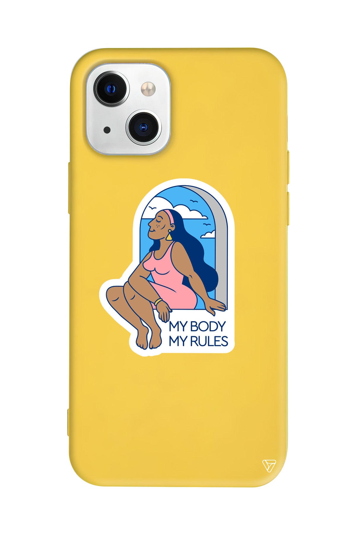 My Rules! Lansman Model İçi Kadife Silikon Telefon Kılıfı