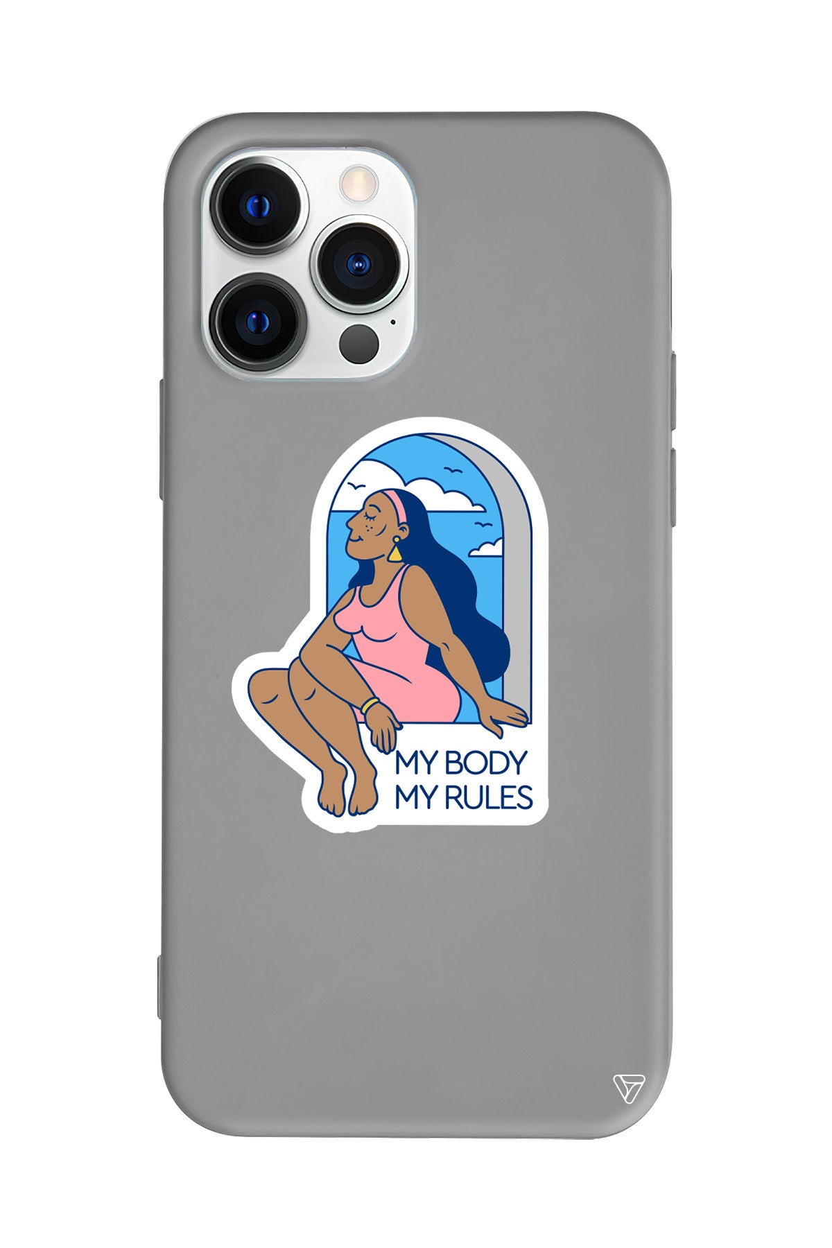 My Rules! Lansman Model İçi Kadife Silikon Telefon Kılıfı