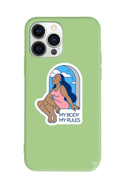 My Rules! Lansman Model İçi Kadife Silikon Telefon Kılıfı