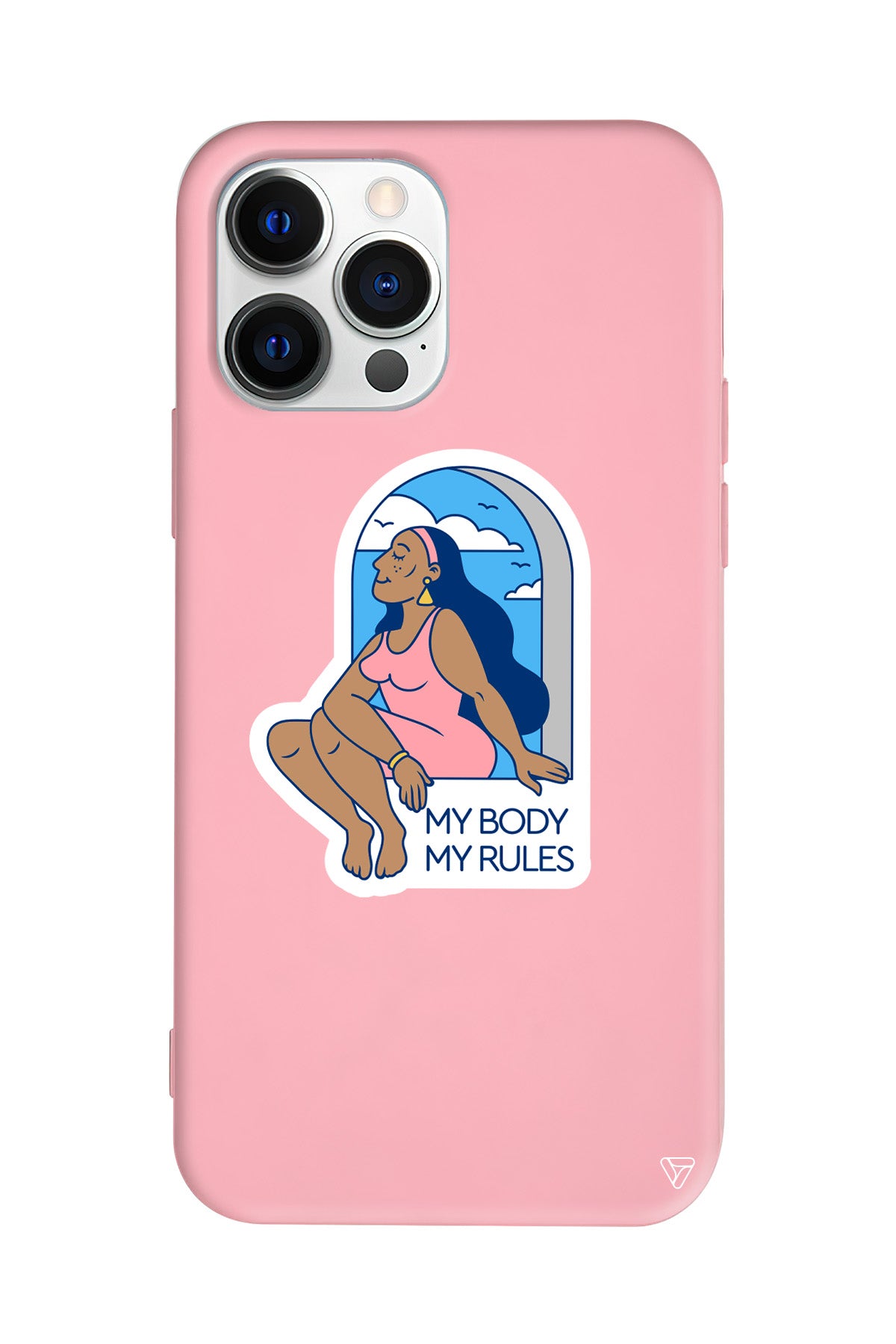 My Rules! Lansman Model İçi Kadife Silikon Telefon Kılıfı