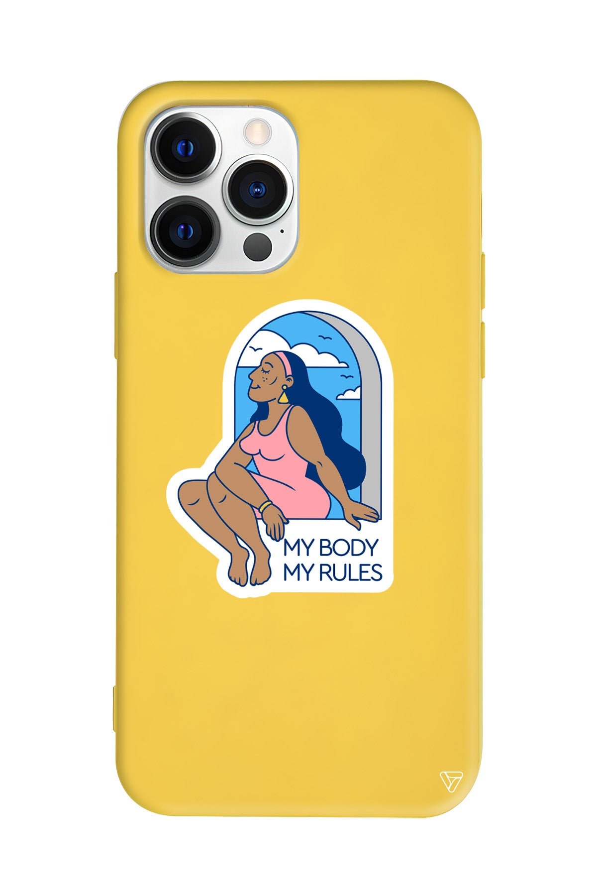 My Rules! Lansman Model İçi Kadife Silikon Telefon Kılıfı