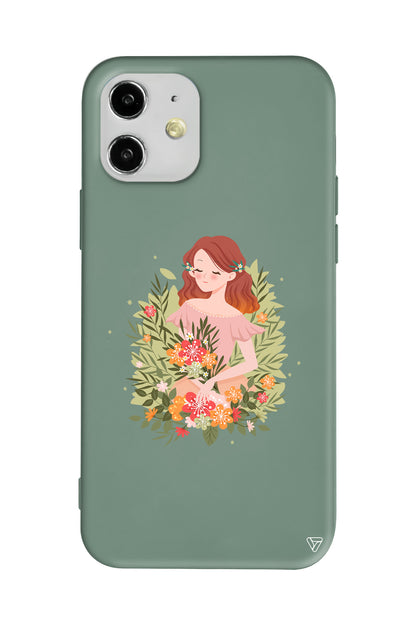 Bloom and Feel Lansman Model İçi Kadife Silikon Telefon Kılıfı