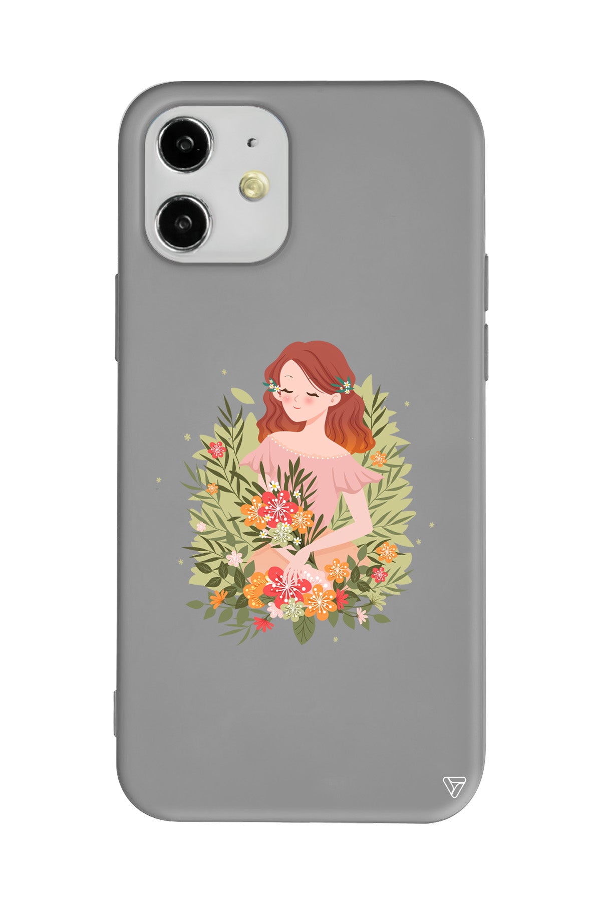 Bloom and Feel Lansman Model İçi Kadife Silikon Telefon Kılıfı