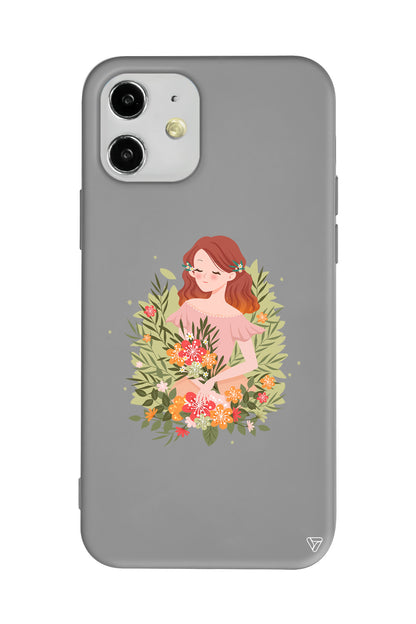 Bloom and Feel Lansman Model İçi Kadife Silikon Telefon Kılıfı