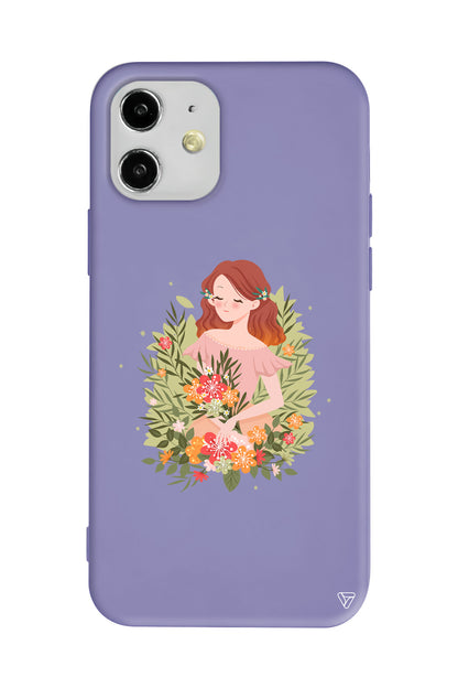 Bloom and Feel Lansman Model İçi Kadife Silikon Telefon Kılıfı