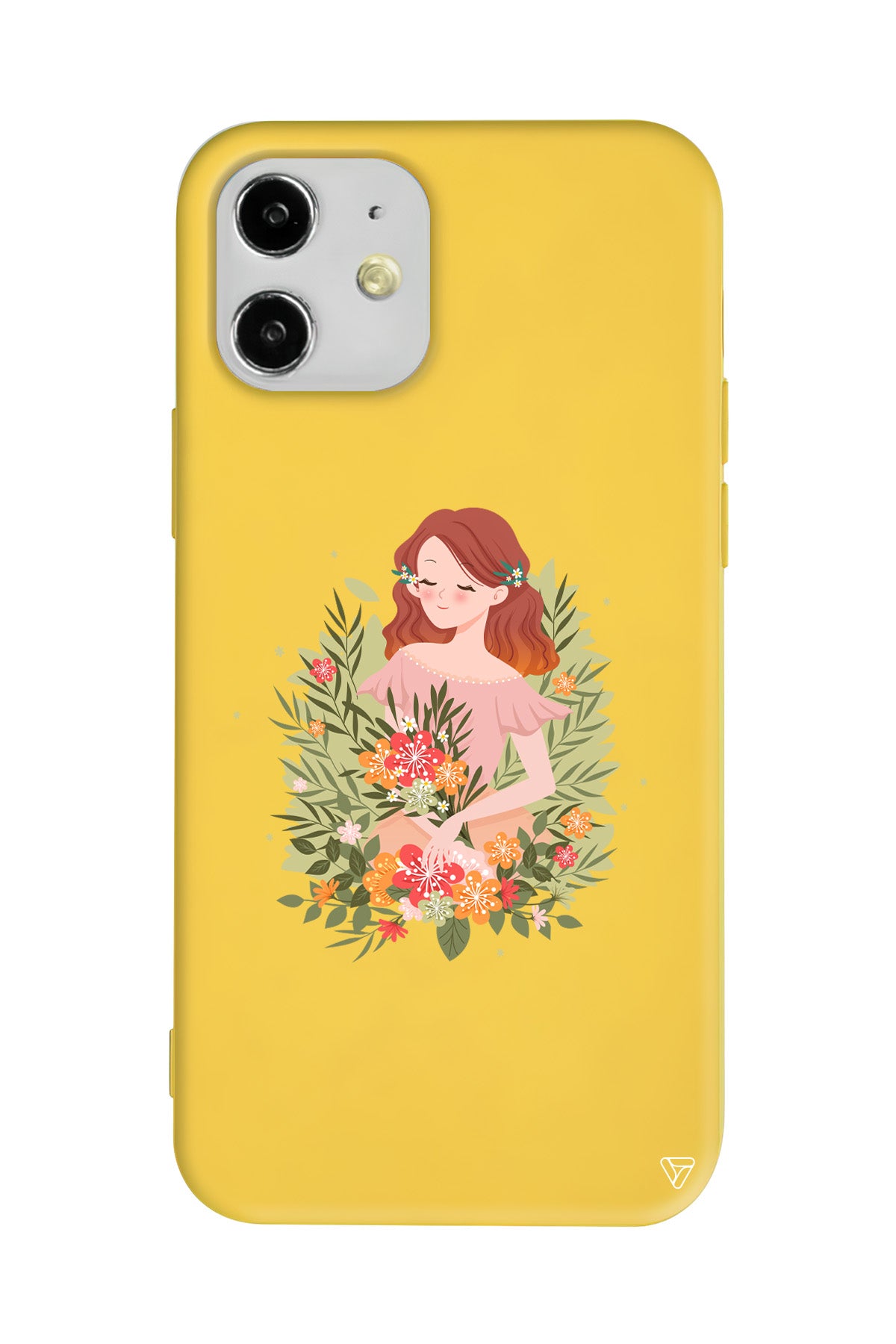 Bloom and Feel Lansman Model İçi Kadife Silikon Telefon Kılıfı