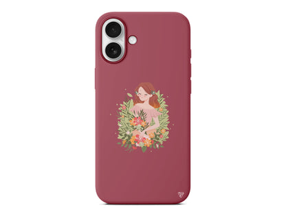 Bloom and Feel Lansman Model İçi Kadife Silikon Telefon Kılıfı – Plus Serisine Özel