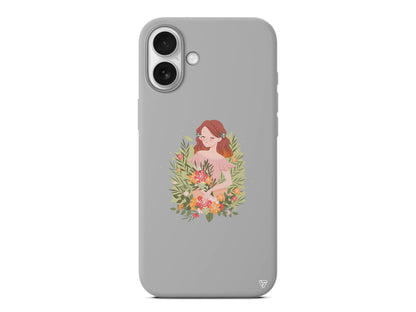 Bloom and Feel Lansman Model İçi Kadife Silikon Telefon Kılıfı