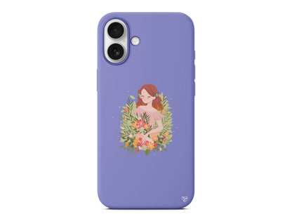 Bloom and Feel Lansman Model İçi Kadife Silikon Telefon Kılıfı