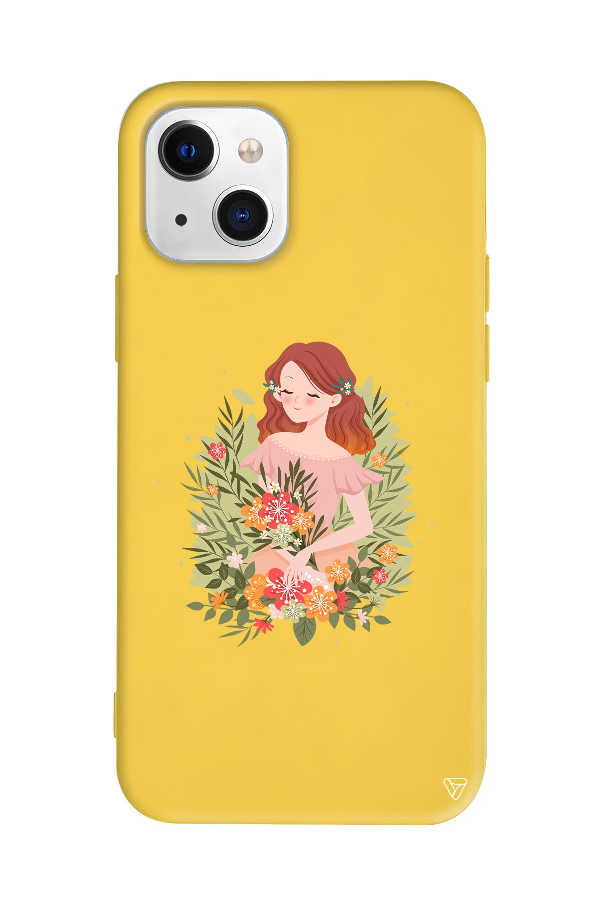 Bloom and Feel Lansman Model İçi Kadife Silikon Telefon Kılıfı