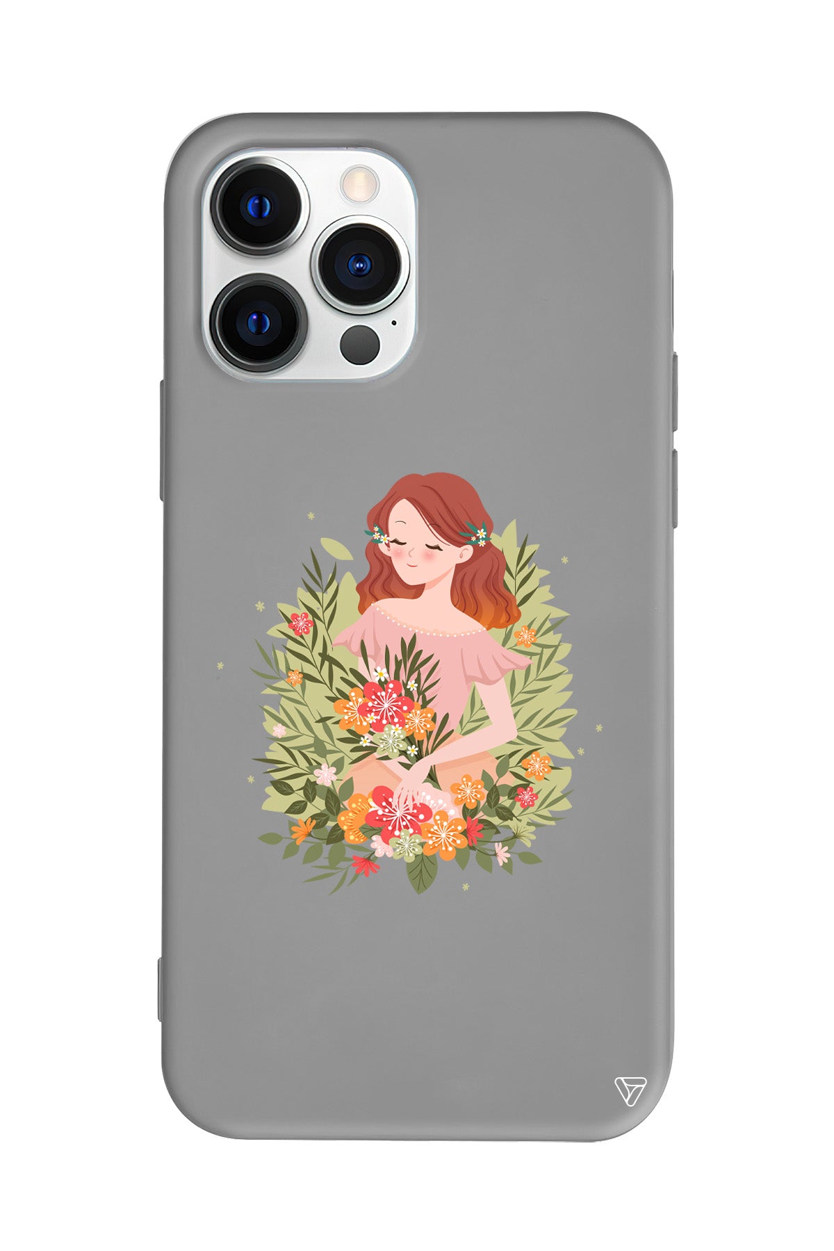 Bloom and Feel Lansman Model İçi Kadife Silikon Telefon Kılıfı