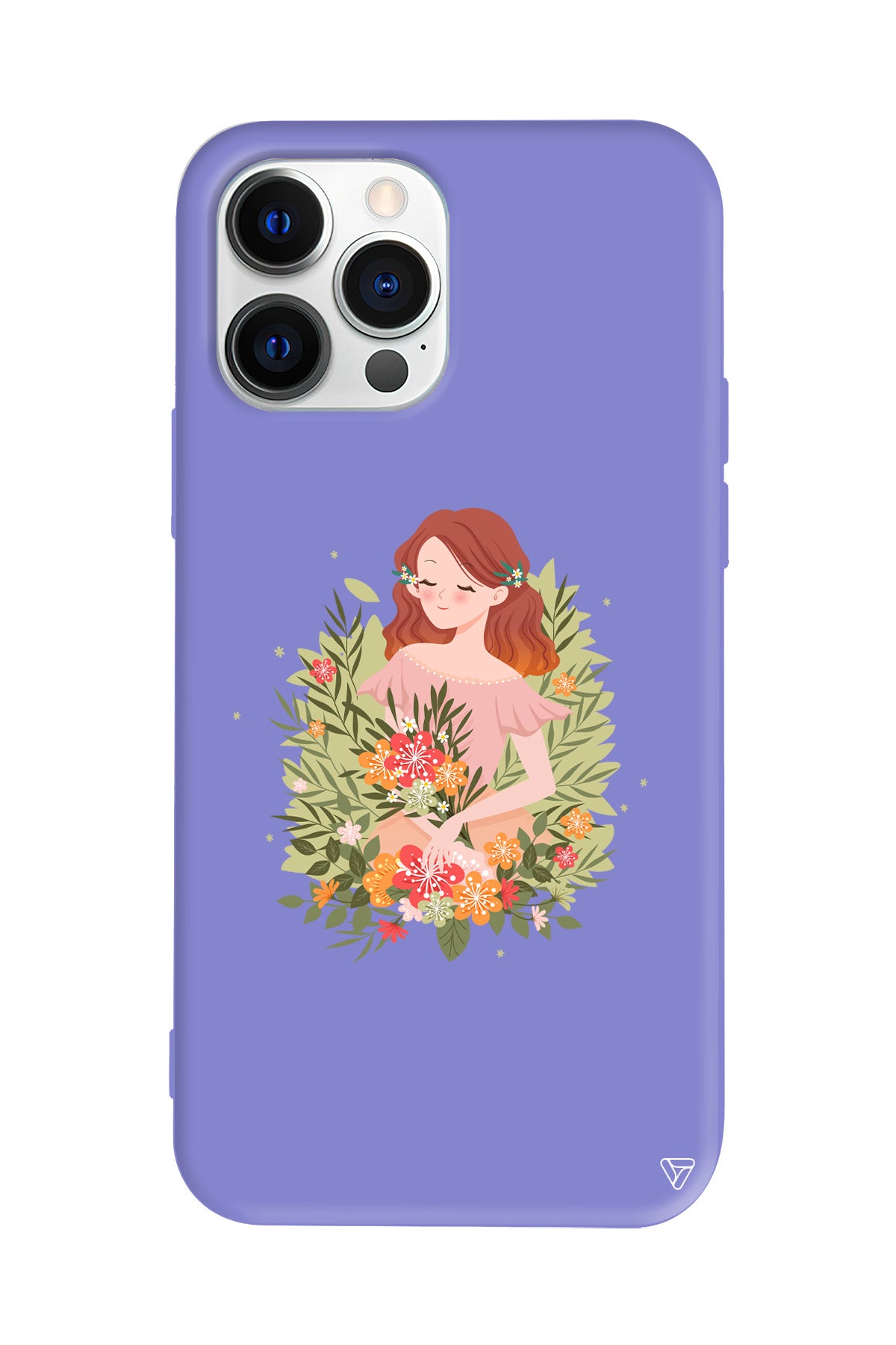 Bloom and Feel Lansman Model İçi Kadife Silikon Telefon Kılıfı