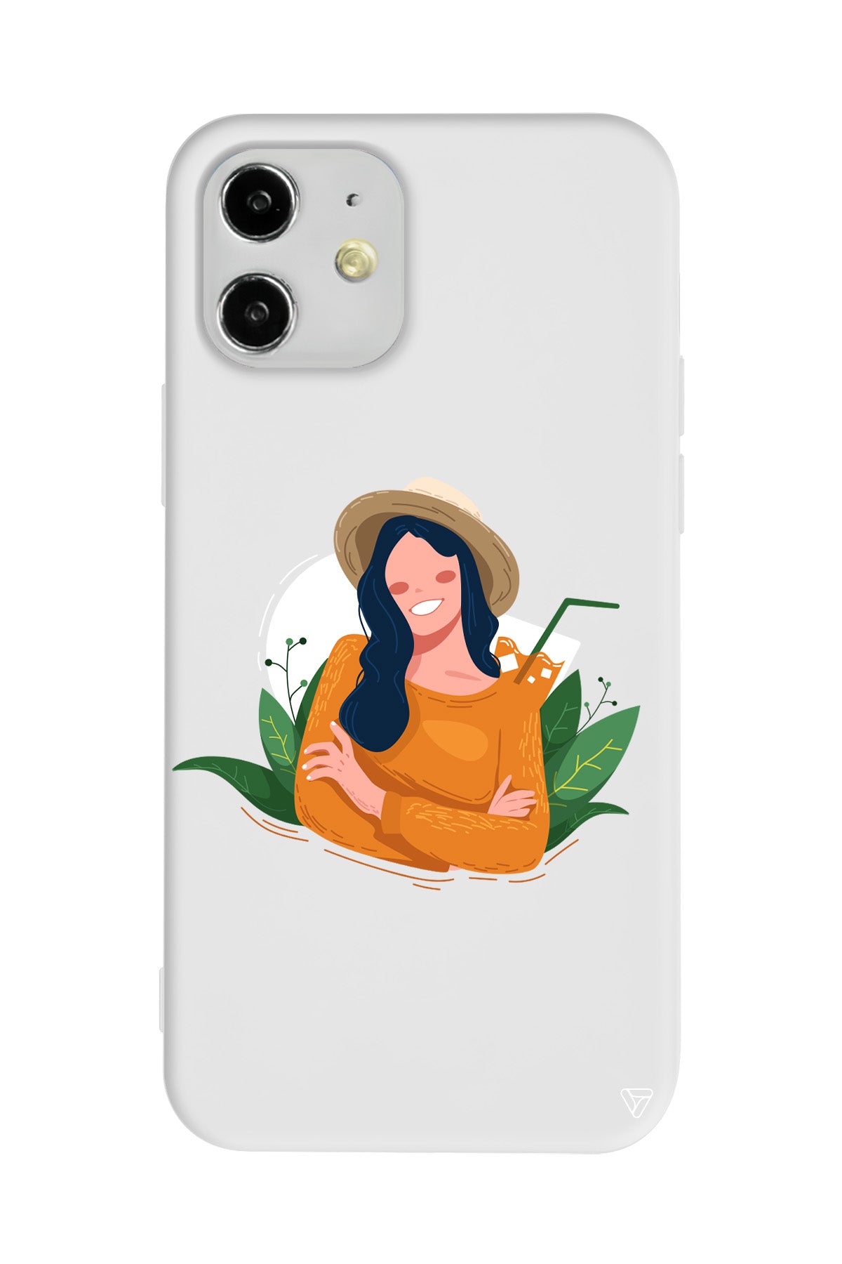 Lovely Smile Lansman Model İçi Kadife Silikon Telefon Kılıfı