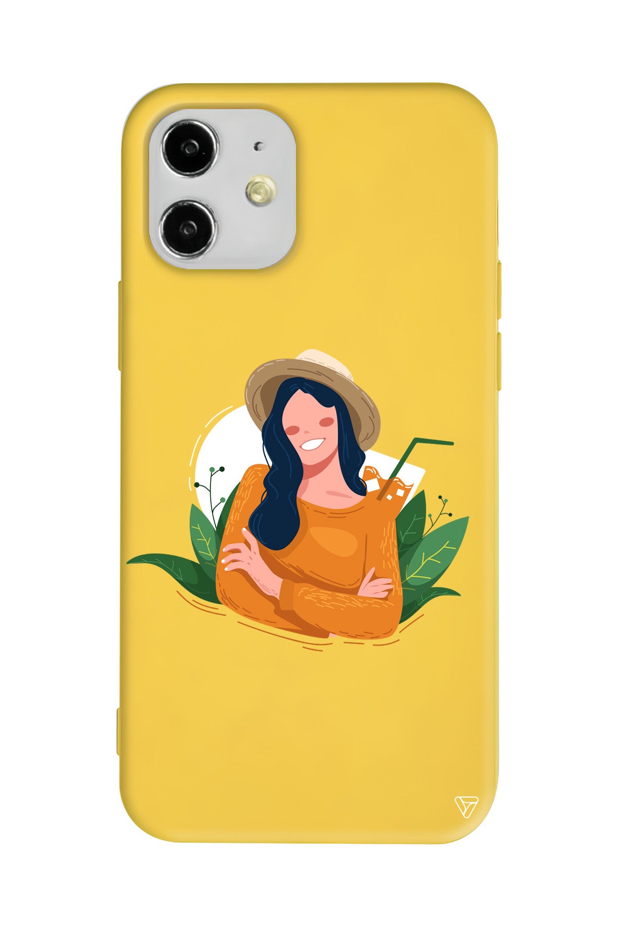 Lovely Smile Lansman Model İçi Kadife Silikon Telefon Kılıfı