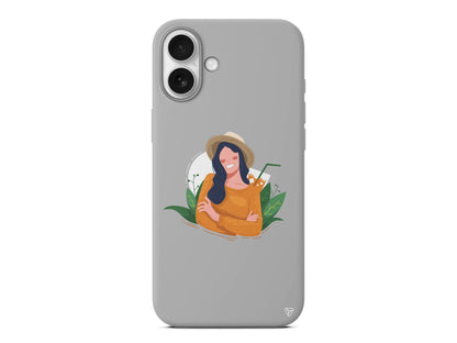 Lovely Smile Lansman Model İçi Kadife Silikon Telefon Kılıfı