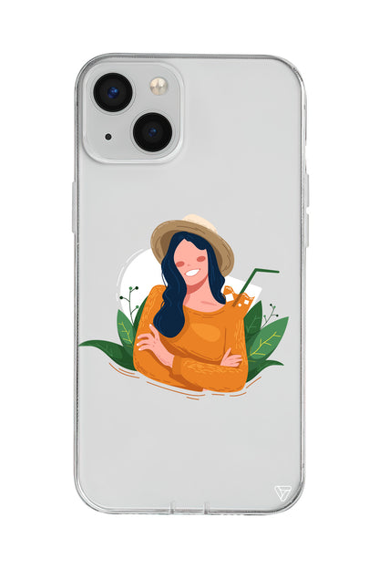 Lovely Smile Lansman Model İçi Kadife Silikon Telefon Kılıfı