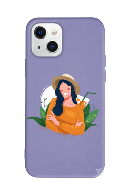 Lovely Smile Lansman Model İçi Kadife Silikon Telefon Kılıfı – Plus Serisine Özel