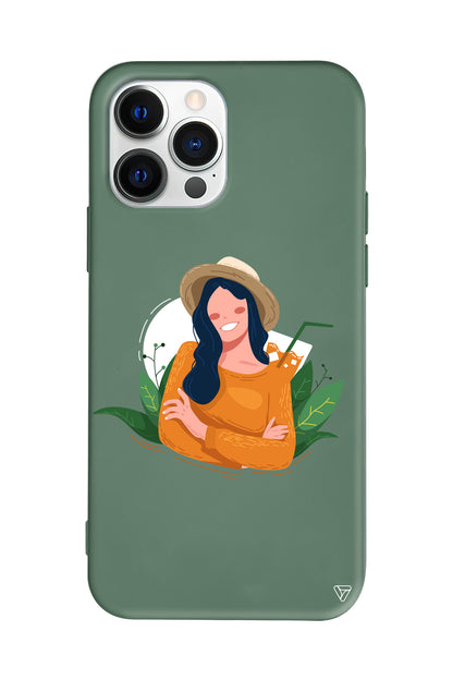 Lovely Smile Lansman Model İçi Kadife Silikon Telefon Kılıfı