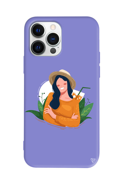 Lovely Smile Lansman Model İçi Kadife Silikon Telefon Kılıfı