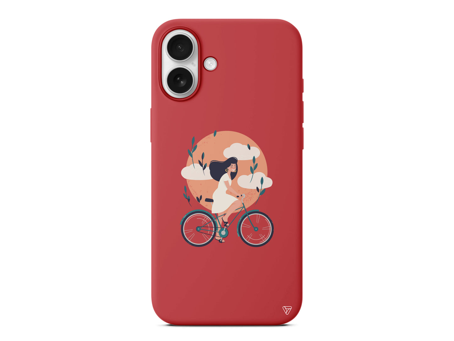 Flying On The Bike Lansman Model İçi Kadife Silikon Telefon Kılıfı – Plus Serisine Özel