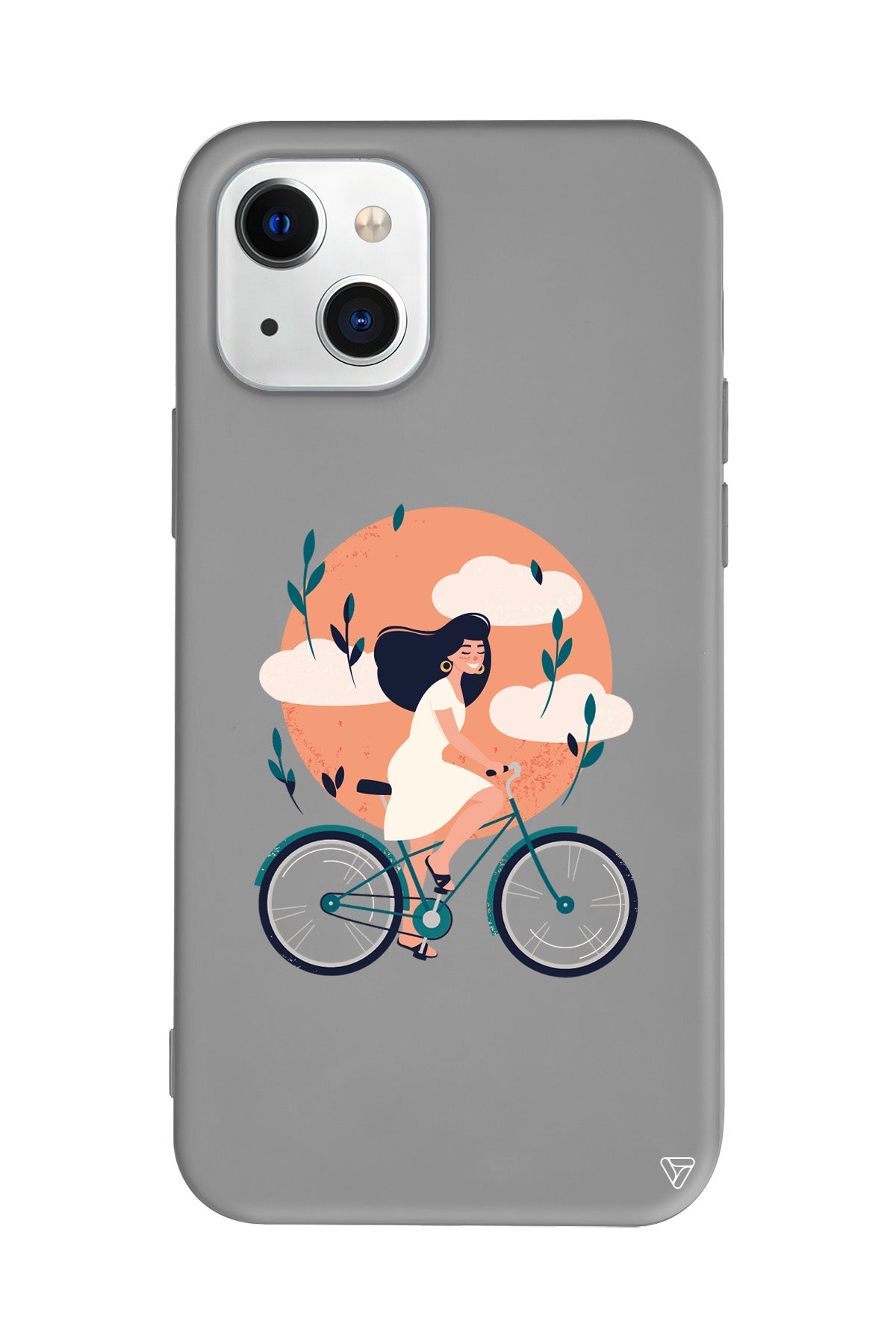 Flying On The Bike Lansman Model İçi Kadife Silikon Telefon Kılıfı – Plus Serisine Özel