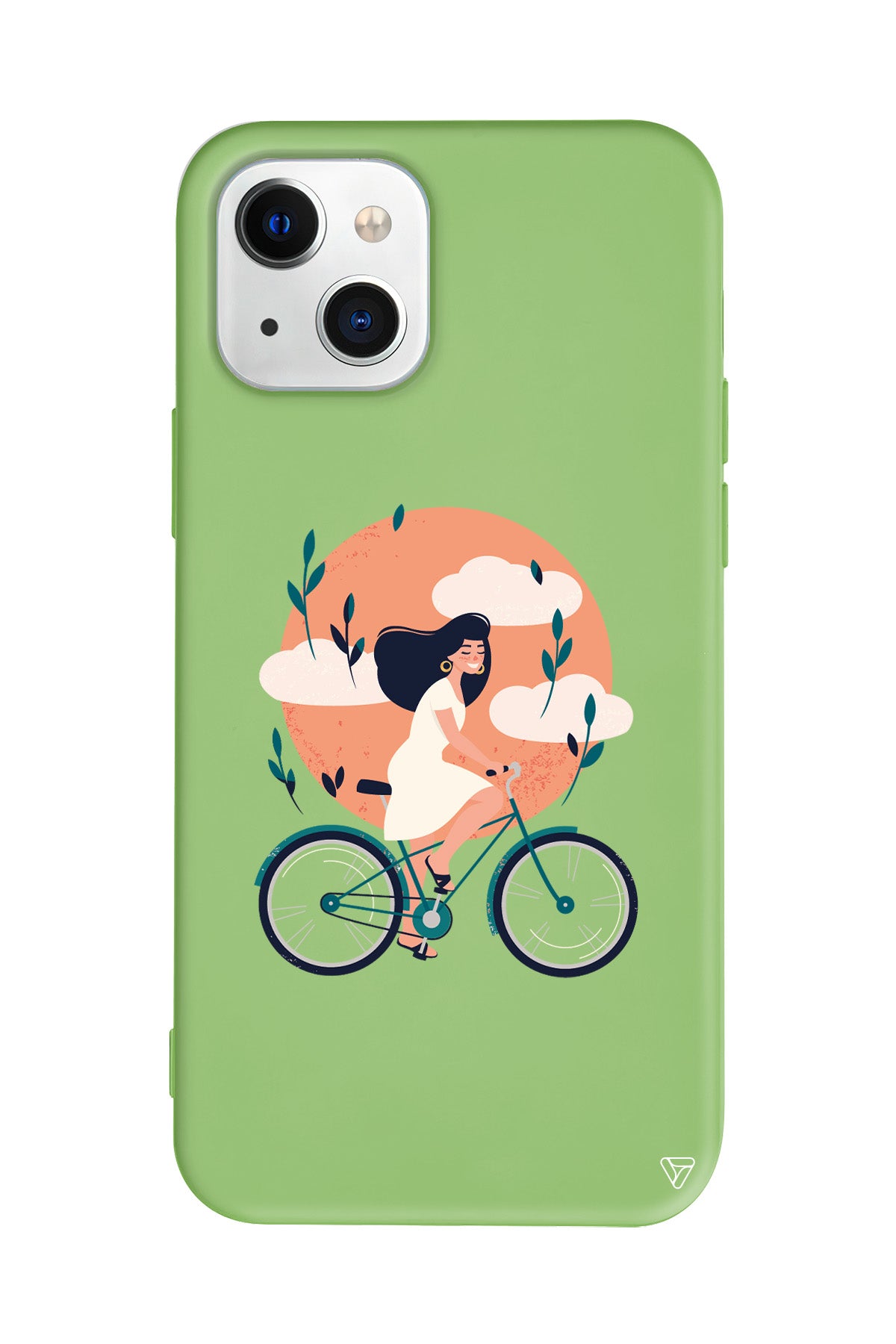 Flying On The Bike Lansman Model İçi Kadife Silikon Telefon Kılıfı – Plus Serisine Özel