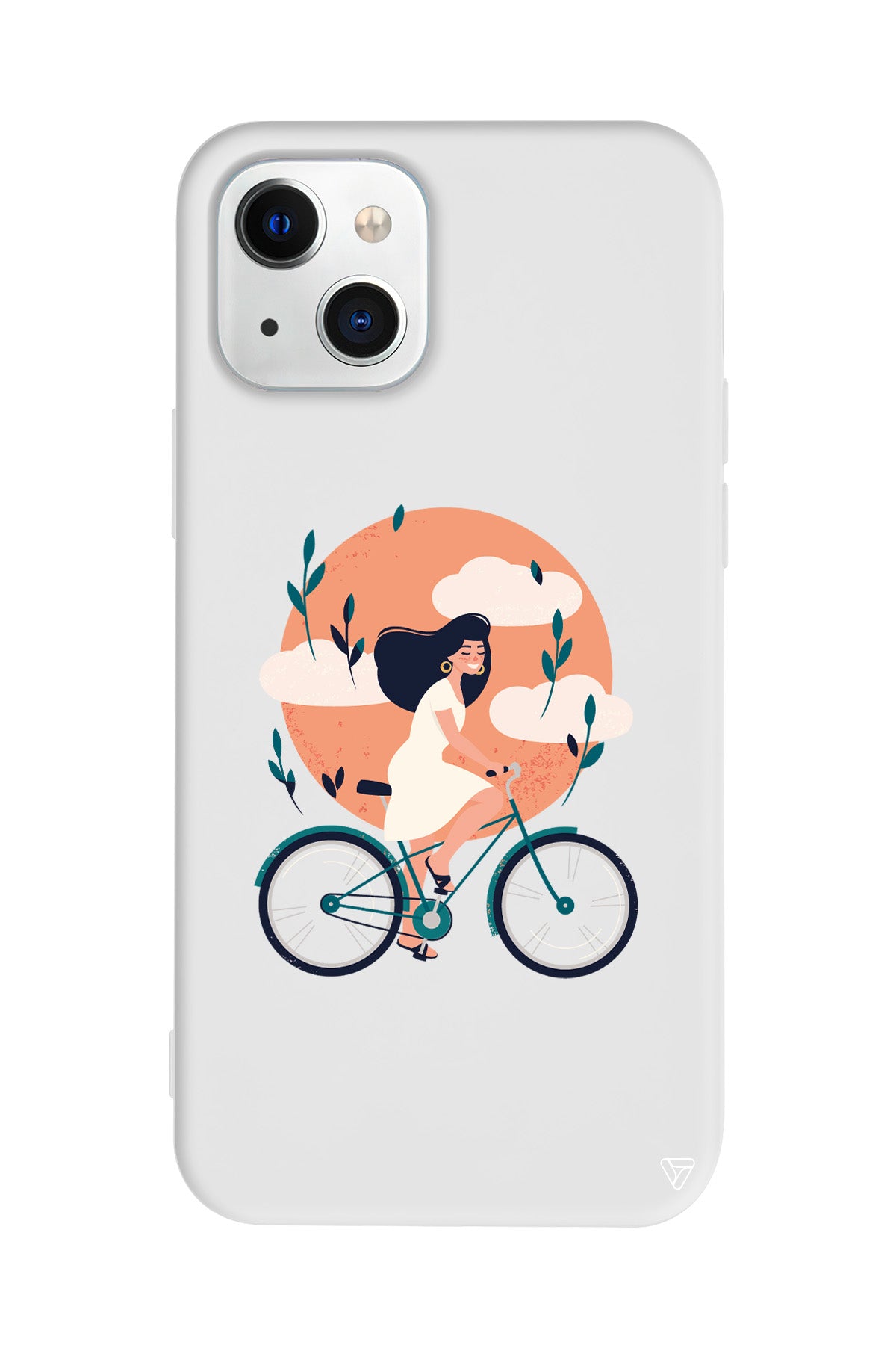 Flying On The Bike Lansman Model İçi Kadife Silikon Telefon Kılıfı