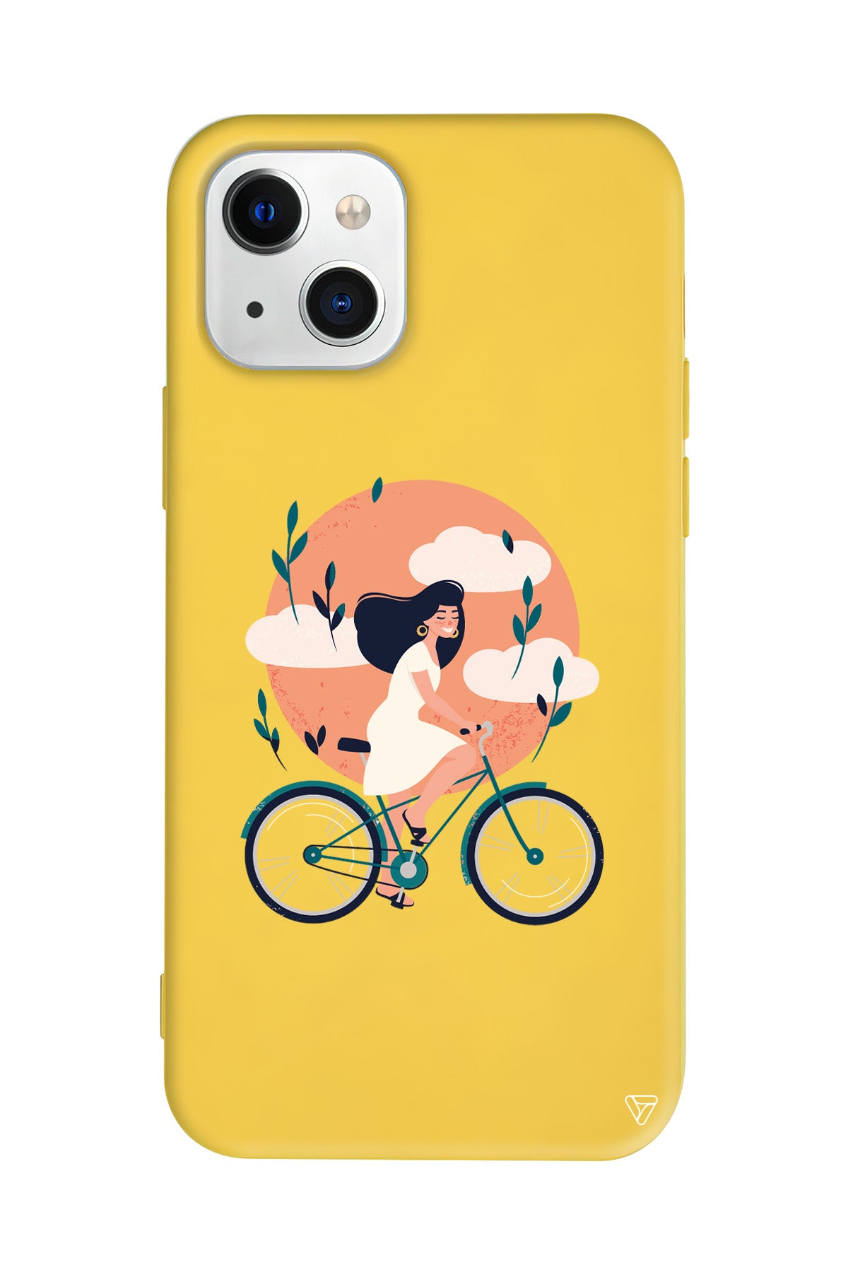 Flying On The Bike Lansman Model İçi Kadife Silikon Telefon Kılıfı – Plus Serisine Özel