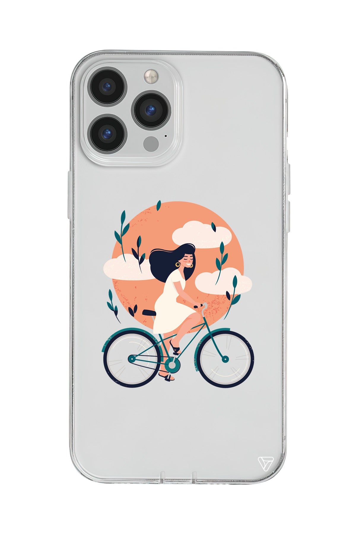 Flying On The Bike Lansman Model İçi Kadife Silikon Telefon Kılıfı