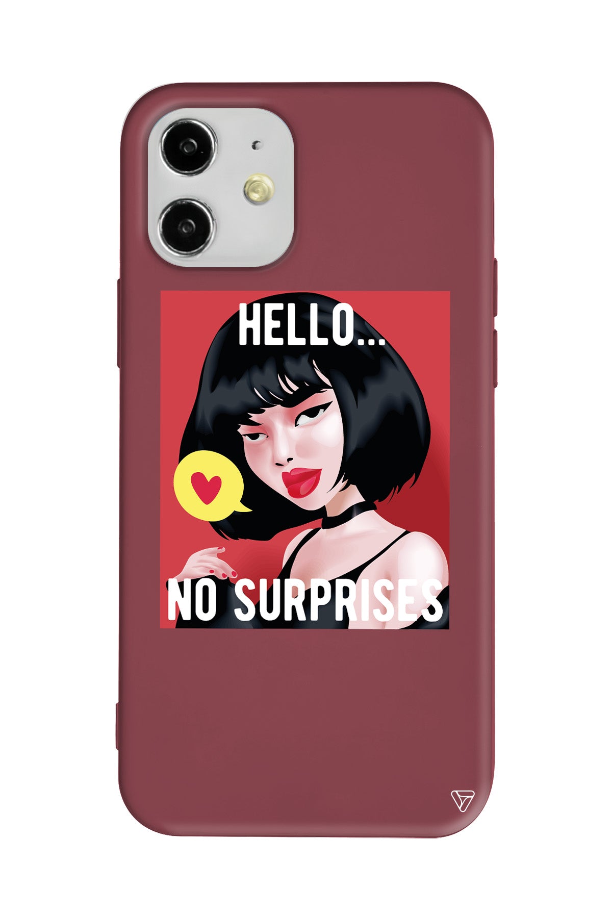 Hello... Lansman Model İçi Kadife Silikon Telefon Kılıfı