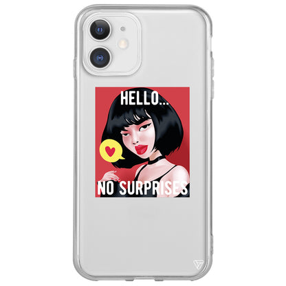 Hello... Lansman Model İçi Kadife Silikon Telefon Kılıfı