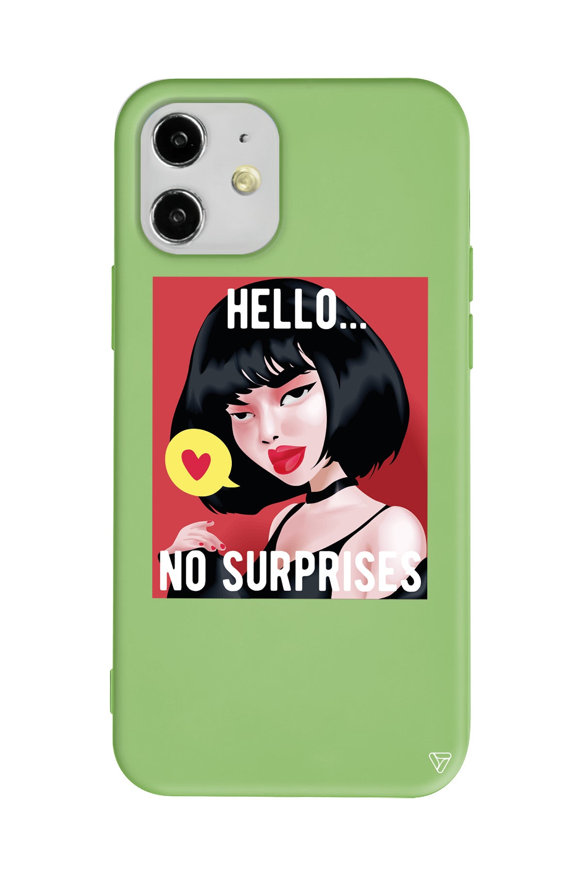 Hello... Lansman Model İçi Kadife Silikon Telefon Kılıfı