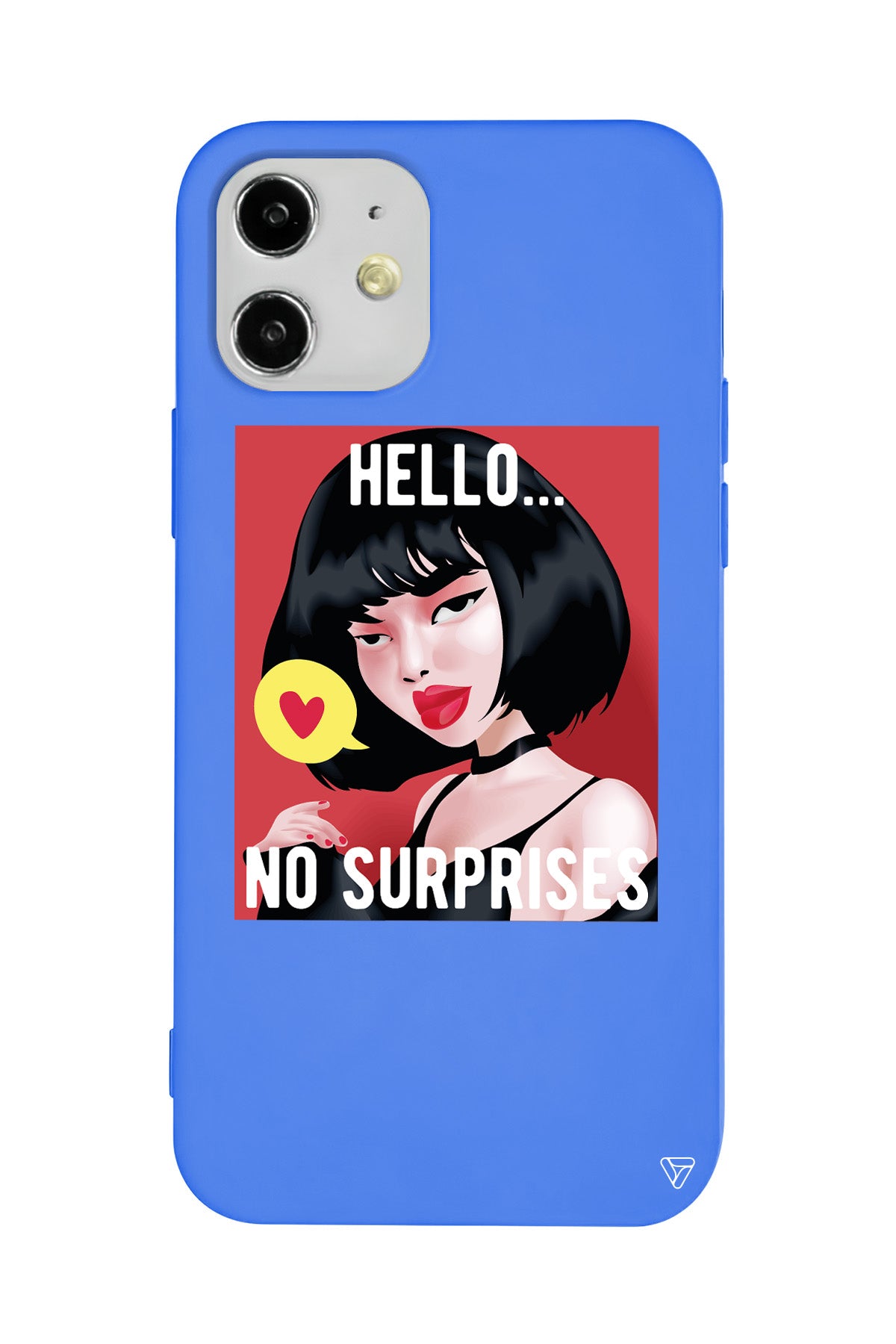 Hello... Lansman Model İçi Kadife Silikon Telefon Kılıfı