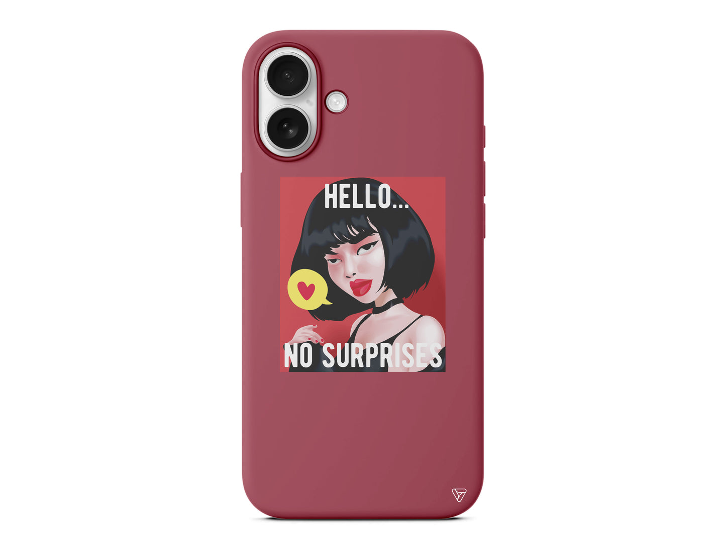 Hello... Lansman Model İçi Kadife Silikon Telefon Kılıfı – Plus Serisine Özel