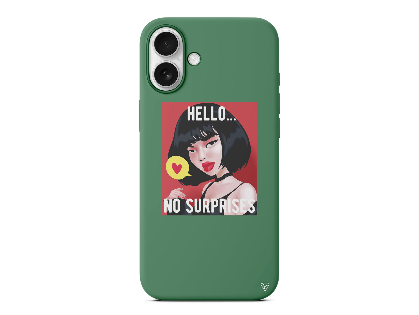 Hello... Lansman Model İçi Kadife Silikon Telefon Kılıfı