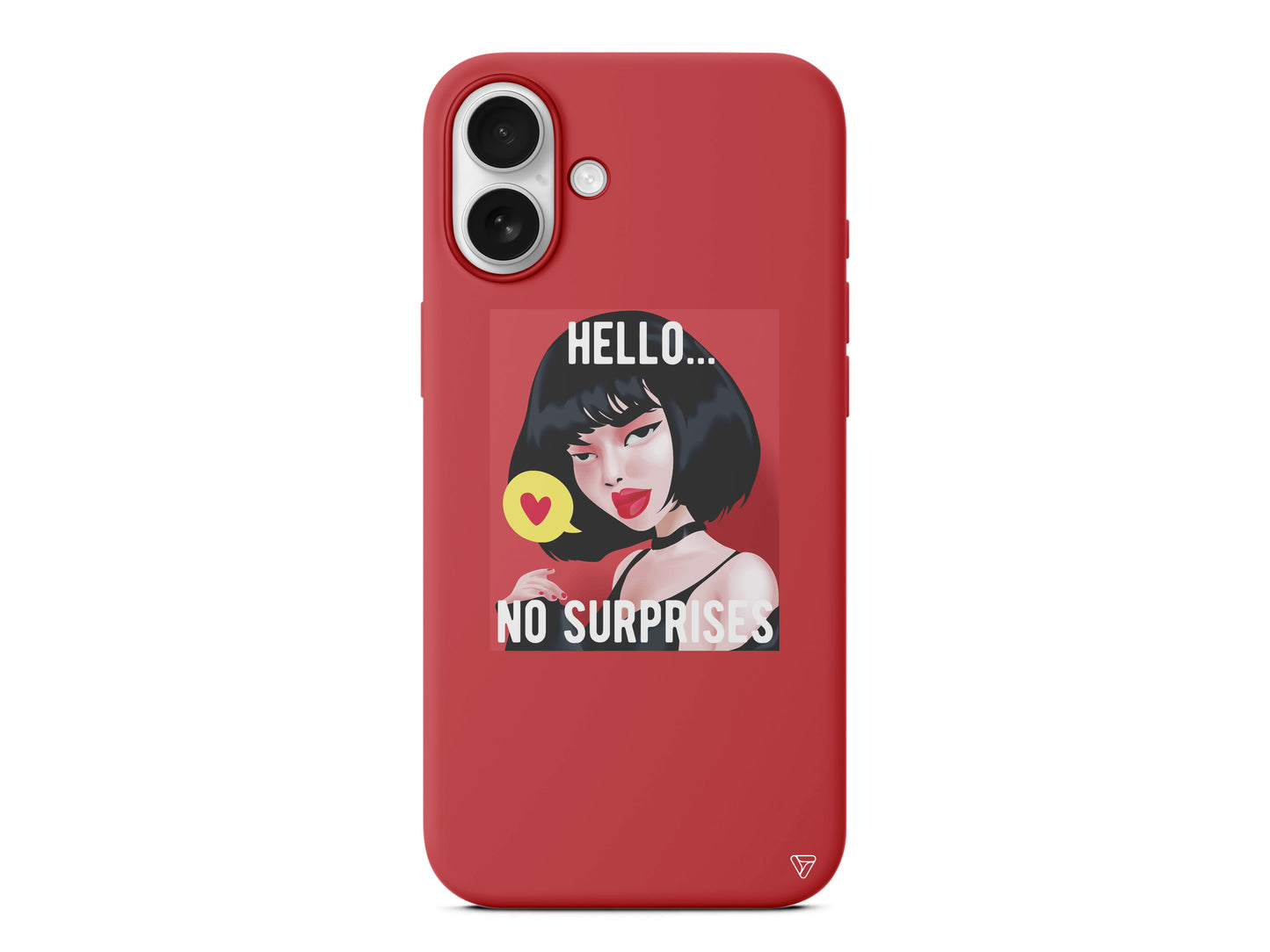 Hello... Lansman Model İçi Kadife Silikon Telefon Kılıfı – Plus Serisine Özel