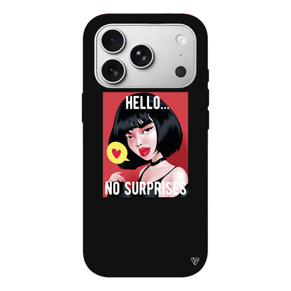 Hello... Lansman Model İçi Kadife Silikon Telefon Kılıfı