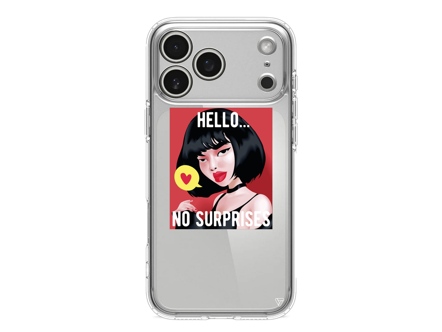 Hello... Lansman Model İçi Kadife Silikon Telefon Kılıfı