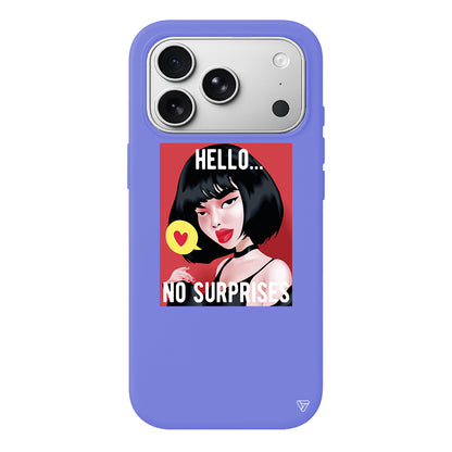 Hello... Lansman Model İçi Kadife Silikon Telefon Kılıfı