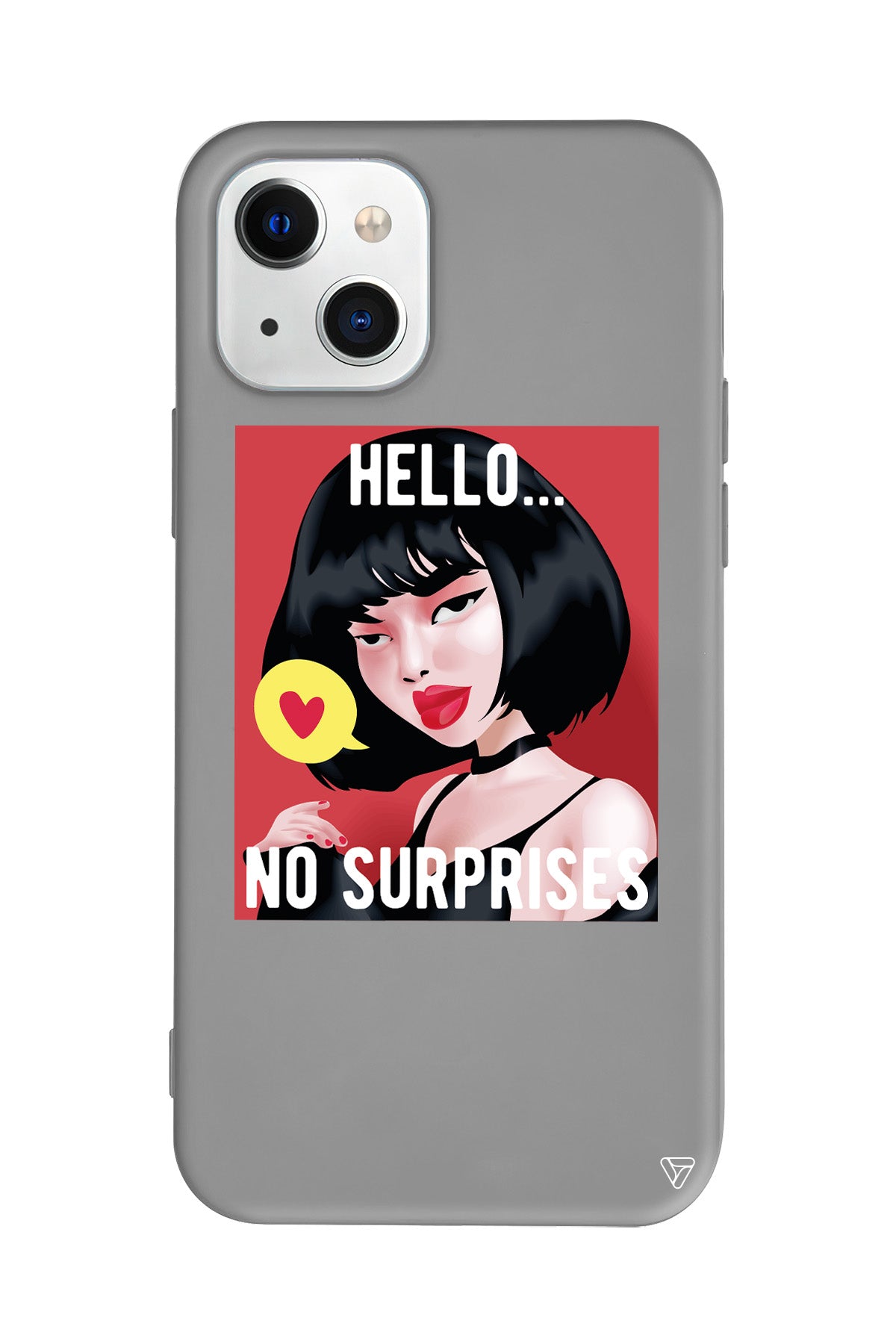 Hello... Lansman Model İçi Kadife Silikon Telefon Kılıfı – Plus Serisine Özel