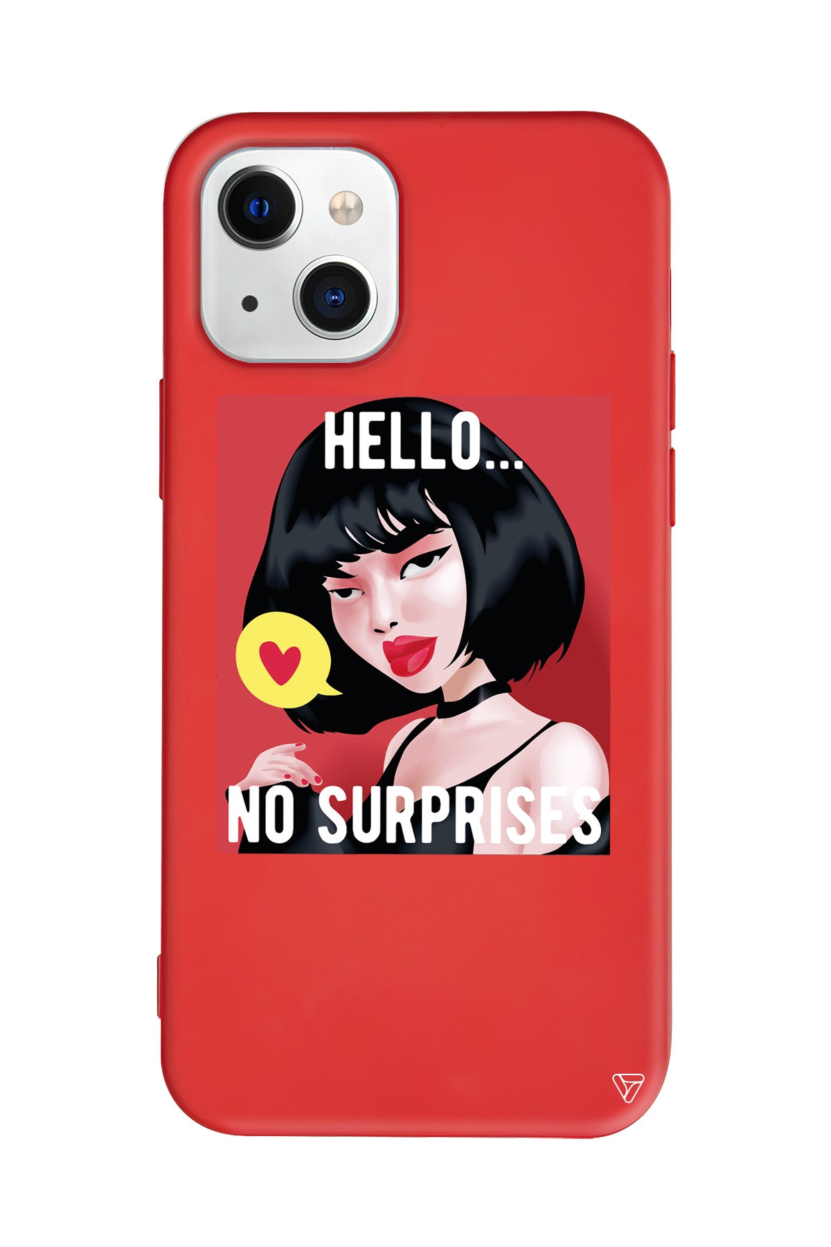 Hello... Lansman Model İçi Kadife Silikon Telefon Kılıfı – Plus Serisine Özel