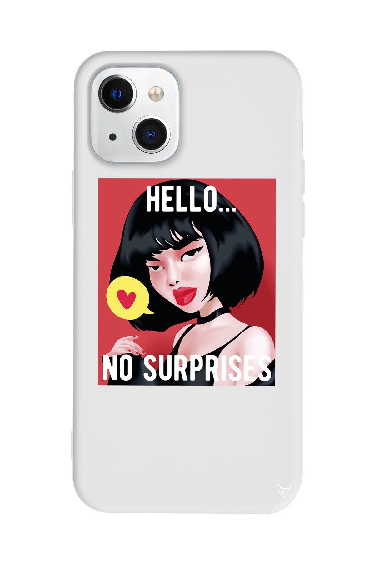 Hello... Lansman Model İçi Kadife Silikon Telefon Kılıfı