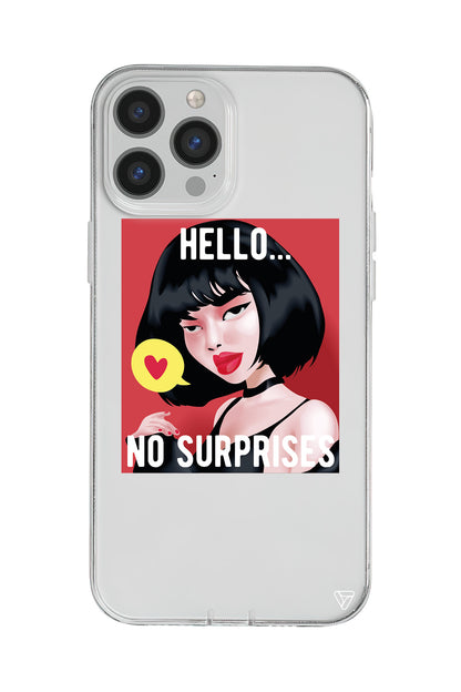 Hello... Lansman Model İçi Kadife Silikon Telefon Kılıfı