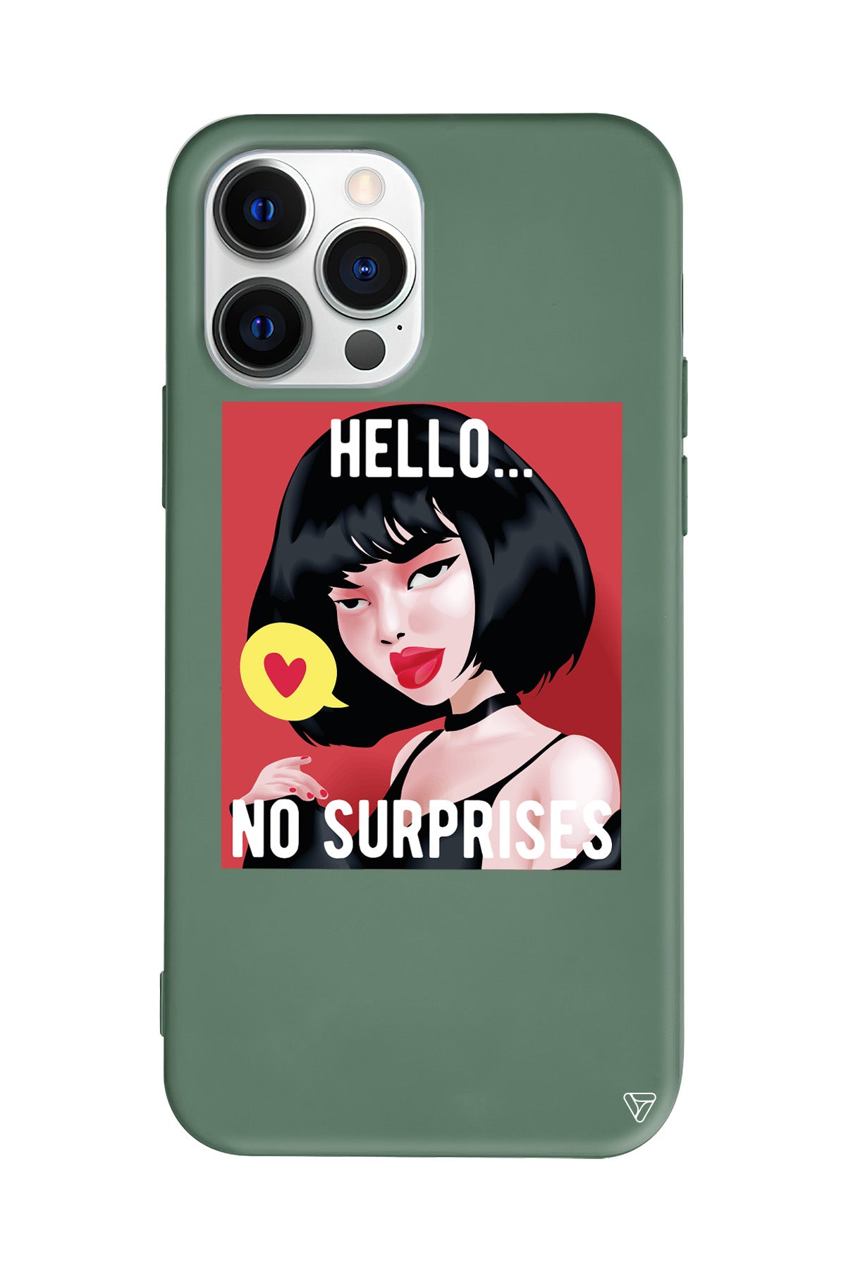 Hello... Lansman Model İçi Kadife Silikon Telefon Kılıfı