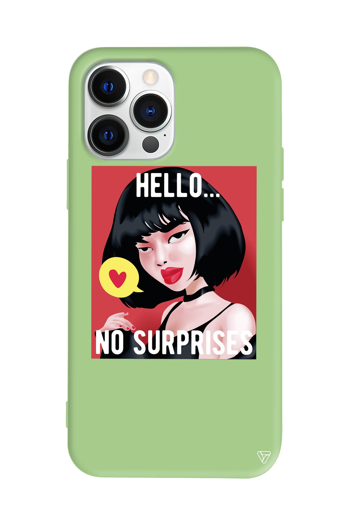 Hello... Lansman Model İçi Kadife Silikon Telefon Kılıfı