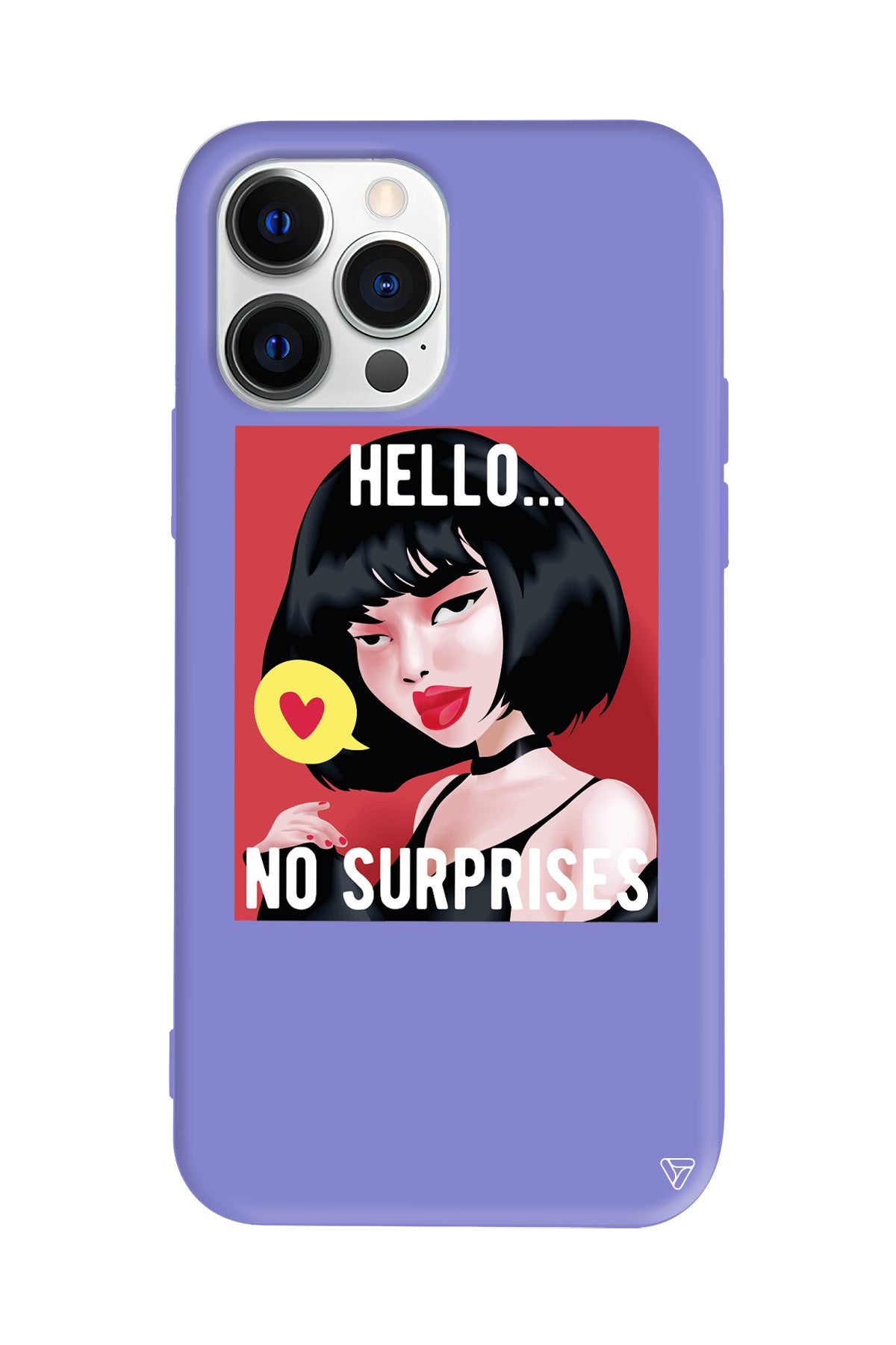 Hello... Lansman Model İçi Kadife Silikon Telefon Kılıfı