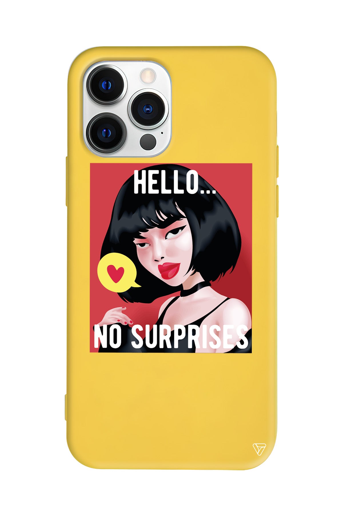 Hello... Lansman Model İçi Kadife Silikon Telefon Kılıfı