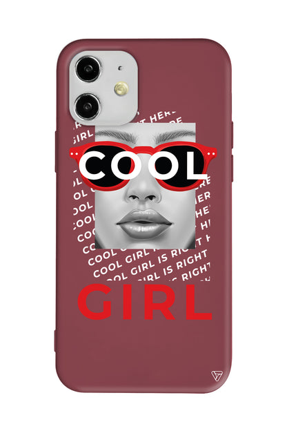 Cool Girl Lansman Model İçi Kadife Silikon Telefon Kılıfı
