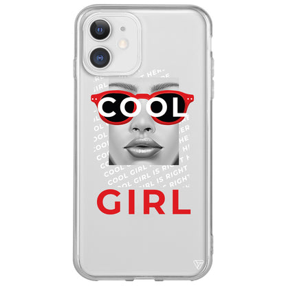 Cool Girl Lansman Model İçi Kadife Silikon Telefon Kılıfı