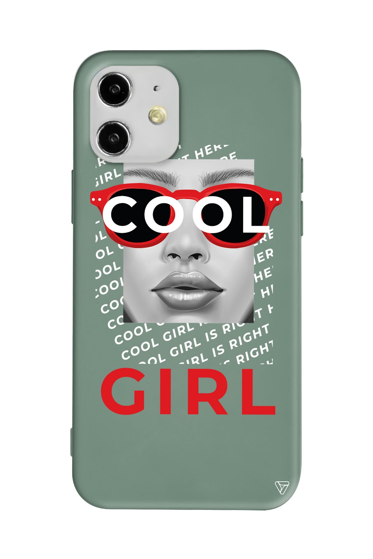 Cool Girl Lansman Model İçi Kadife Silikon Telefon Kılıfı